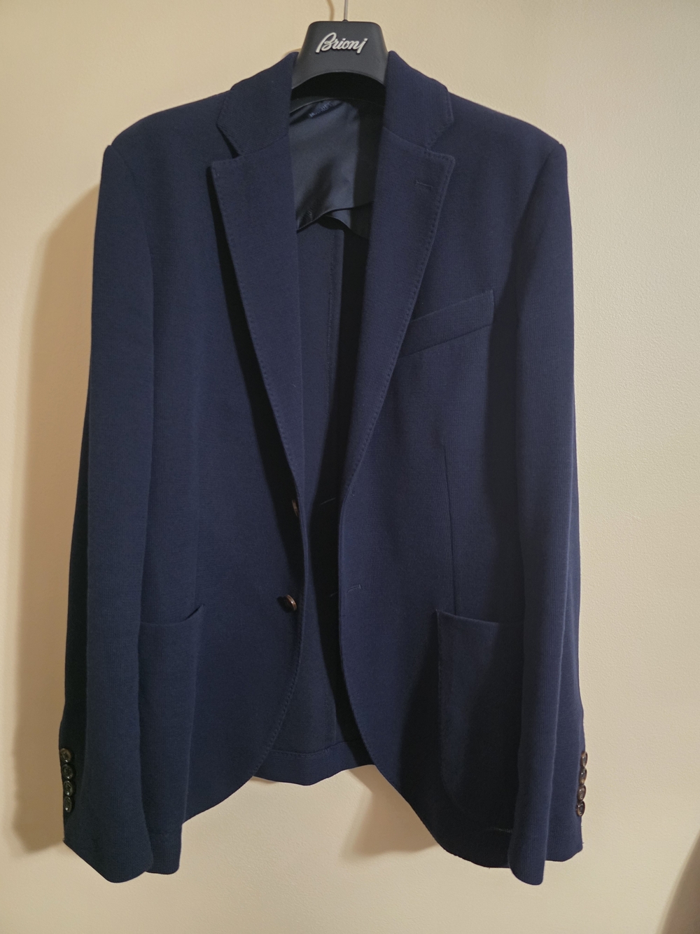 MOORER Men's Luxury Casual Jacket-Navy-Size XL Or XXL US Brand New with Tags.